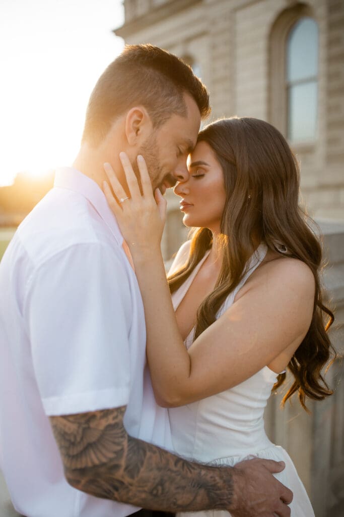 Kameryn+Will Capitol Building Lansing Lucky Owl Studio Photography