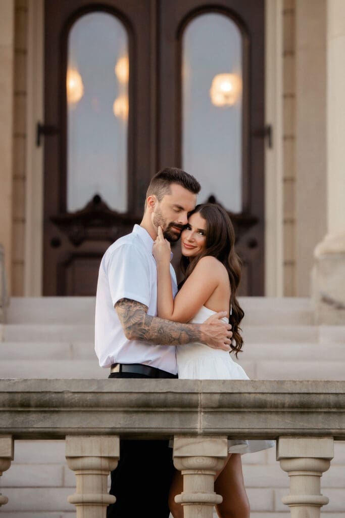 Kameryn+Will Capitol Building Lansing Lucky Owl Studio Photography
