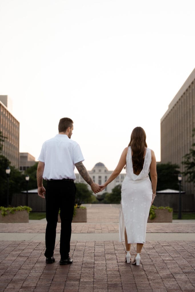 Kameryn+Will Capitol Building Lansing Lucky Owl Studio Photography