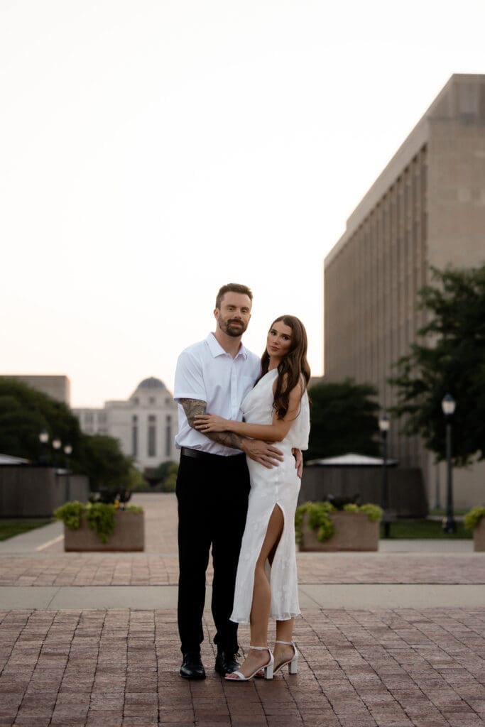 Kameryn+Will Capitol Building Lansing Lucky Owl Studio Photography