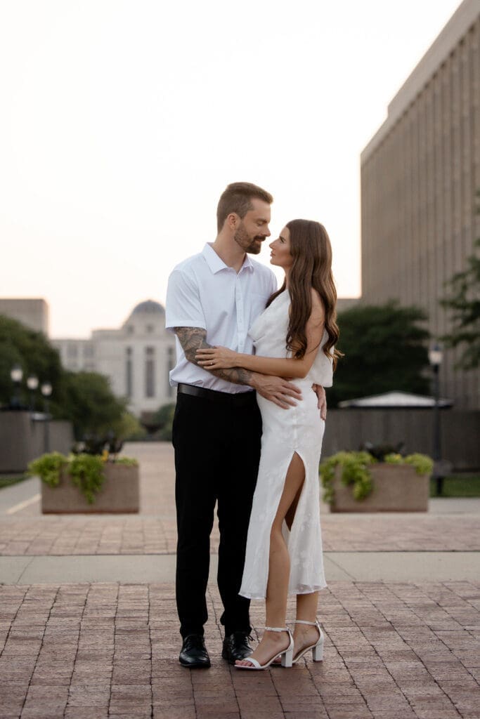 Kameryn+Will Capitol Building Lansing Lucky Owl Studio Photography
