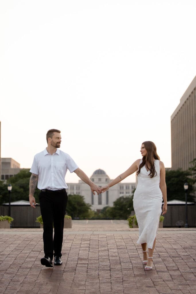Kameryn+Will Capitol Building Lansing Lucky Owl Studio Photography