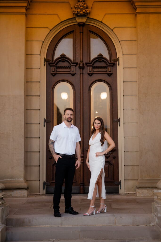 Kameryn+Will Capitol Building Lansing Lucky Owl Studio Photography