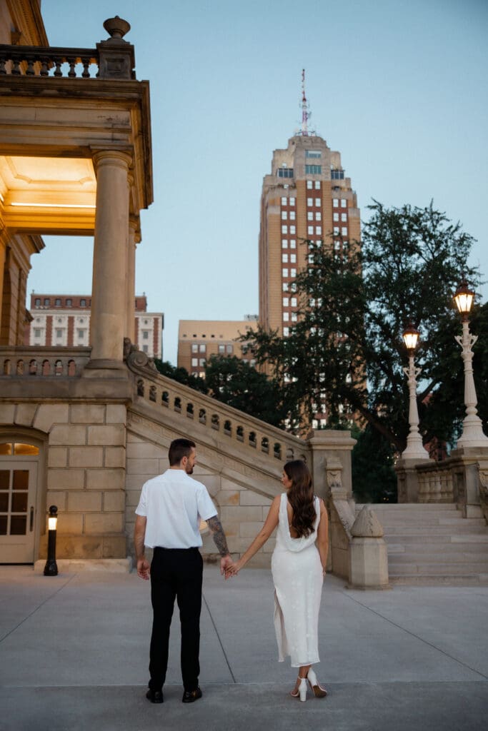 Kameryn+Will Capitol Building Lansing Lucky Owl Studio Photography