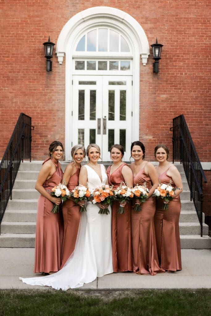 McCrate Bridal Party Adrian College Lucky Owl Studio Photography
