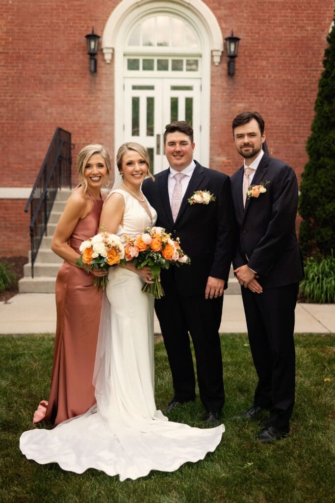 McCrate Bridal Party Adrian College Lucky Owl Studio Photography