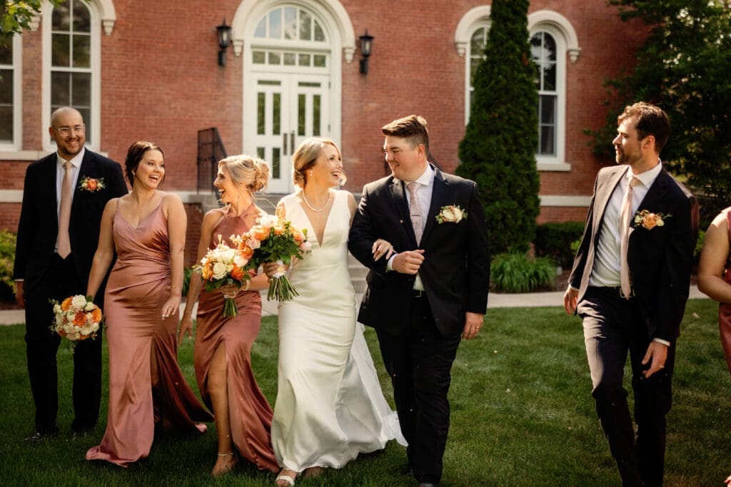McCrate Bridal Party Adrian College Lucky Owl Studio Photography