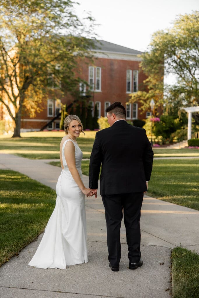 McCrate Bride Groom Portraits Adrian Michigan Lucky Owl Studio Photography