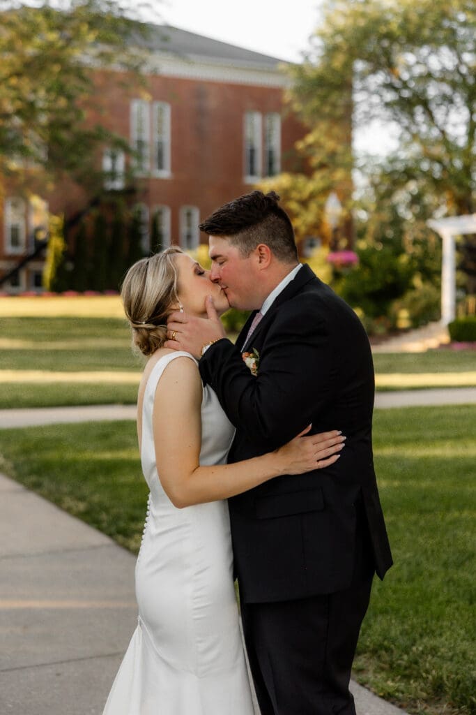 McCrate Bride Groom Portraits Adrian Michigan Lucky Owl Studio Photography