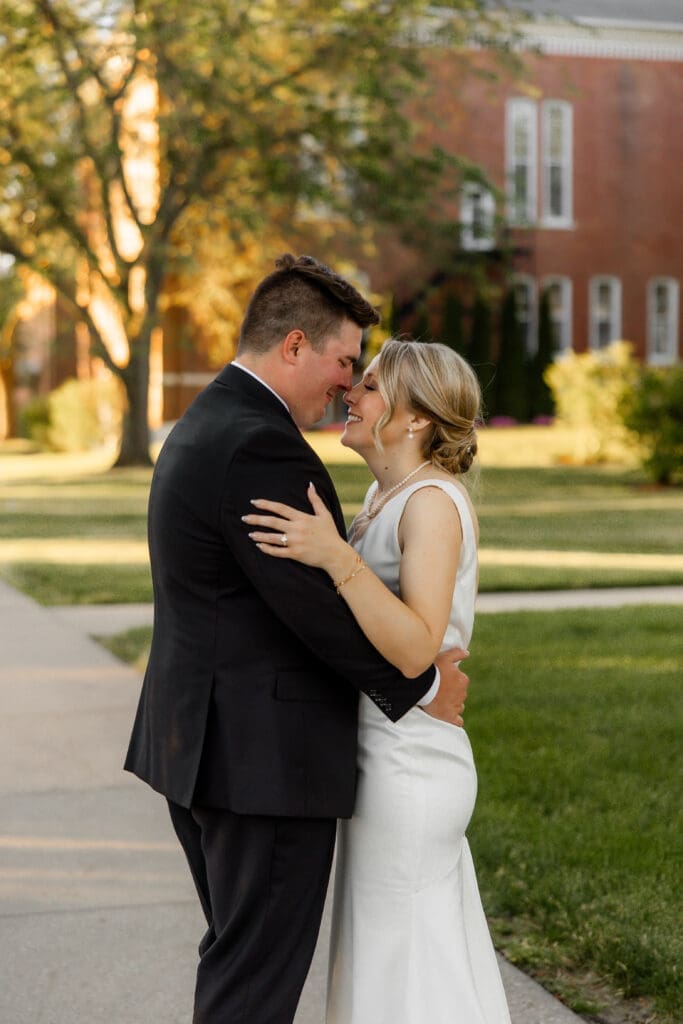 McCrate Bride Groom Portraits Adrian Michigan Lucky Owl Studio Photography