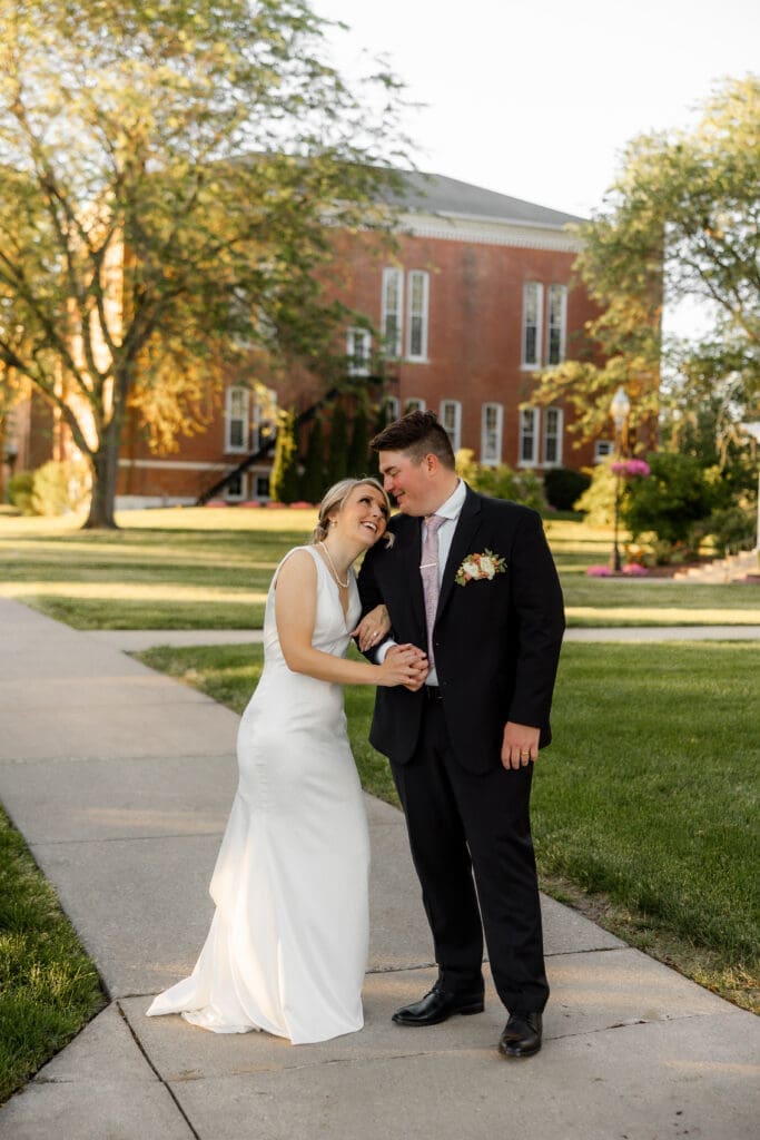 McCrate Bride Groom Portraits Adrian Michigan Lucky Owl Studio Photography