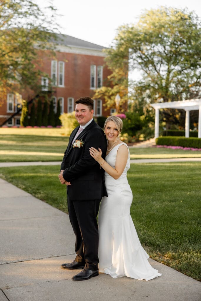 McCrate Bride Groom Portraits Adrian Michigan Lucky Owl Studio Photography