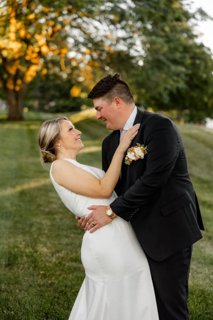 McCrate Bride Groom Portraits Adrian Michigan Lucky Owl Studio Photography