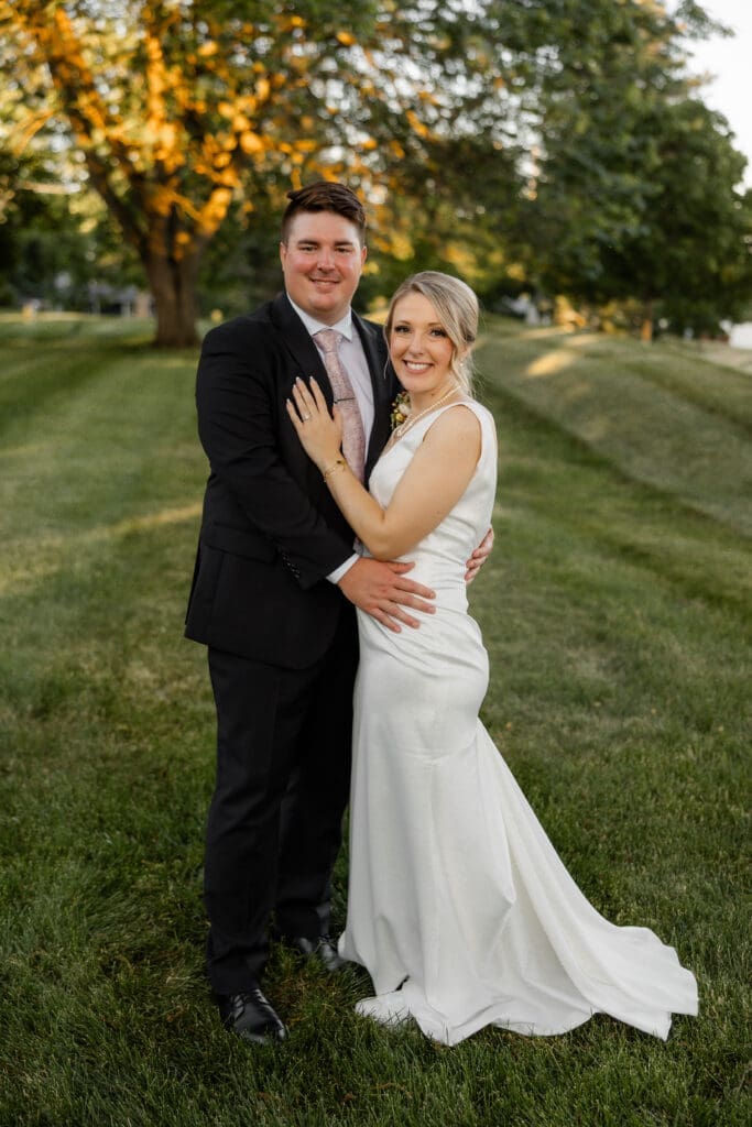 McCrate Bride Groom Portraits Adrian Michigan Lucky Owl Studio Photography